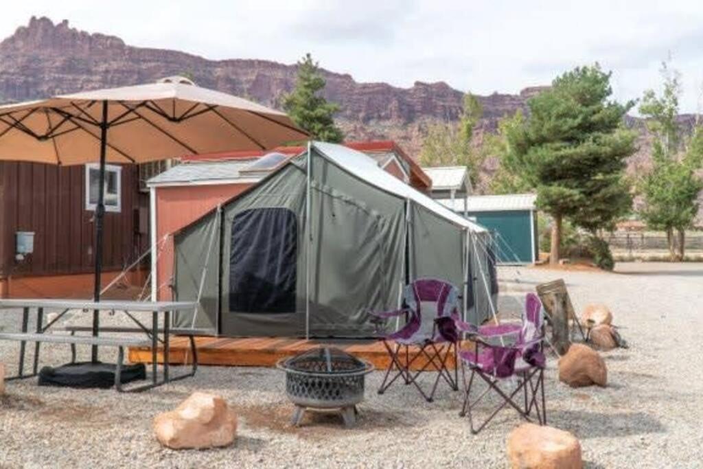 Moab Rv Resort Glamping Setup Tent In Rv Park #4 Ok-T4 מראה חיצוני תמונה